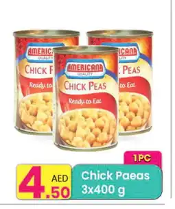 Everyday Center AMERICANA Chick Peas offer