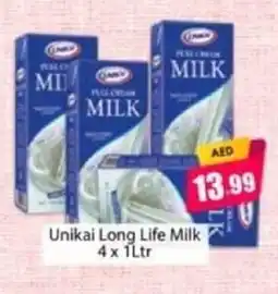Amber Unikai Long Life Milk 4 x 1Ltr offer
