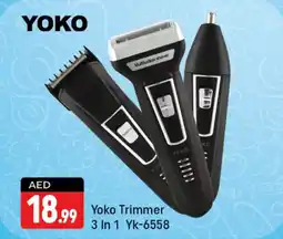 Shaklan Yoko Trimmer 3 IN 1 YK 6558 offer