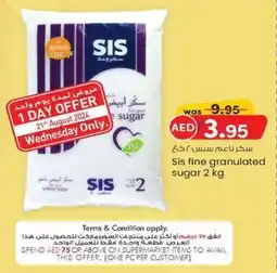 KM Trading Sis fine granulated sugar 2 kg offer