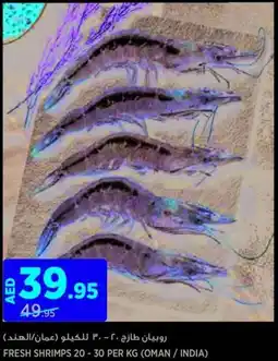 Géant Fresh shrimps offer