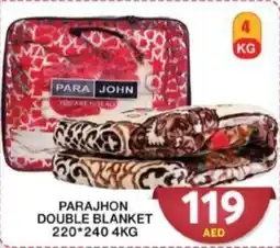 Grand Hyper Market PARAJHON Double Blanket offer