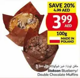 Viva STOKSON Blueberry / Double Chocolate Muffins offer