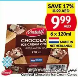 Viva Confetti Chocolate Ice Cream Cones offer