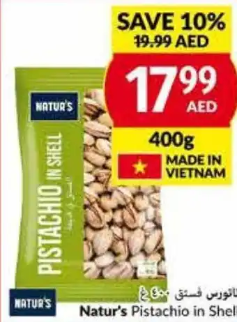 Viva Natur's Pistachio in Shell offer