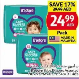 Viva B'adore Baby Diapers Assorted offer