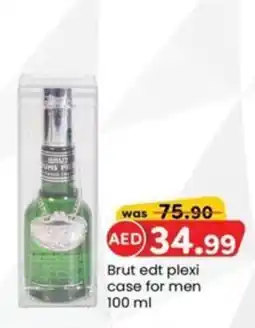 KM Trading Brut edt plexi case for men offer