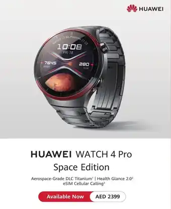 Jumbo HUAWEI WATCH 4 Pro Space Edition offer