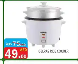 United Hypermarket GEEPAS Rice Cooker offer