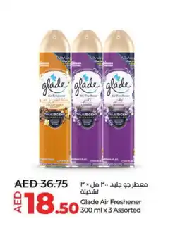 Lulu Hypermarket GLADE Air Freshner offer