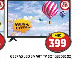 Baniyas Spike Hypermarket GEEPAS Smart TV offer