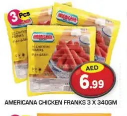 Baniyas Spike Hypermarket AMERICANA Chicken Franks offer