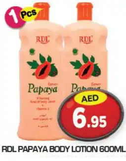 Baniyas Spike Hypermarket RDL Body Lotion & Cream offer