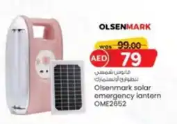 KM Trading OLSENMARK solar emergency lantern OME2652 offer