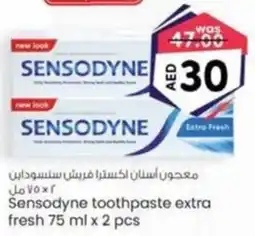 KM Trading Sensodyne toothpaste extra fresh offer