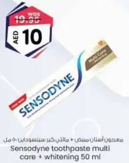KM Trading Sensodyne toothpaste multi care + whitening offer