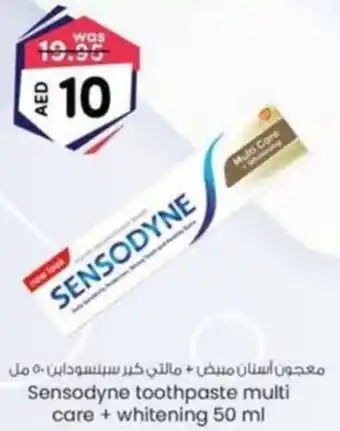 KM Trading Sensodyne toothpaste multi care + whitening offer