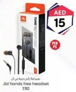 KM Trading JBL hands free headset T110 offer