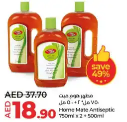 Lulu Hypermarket HOME MATE Disinfectant offer