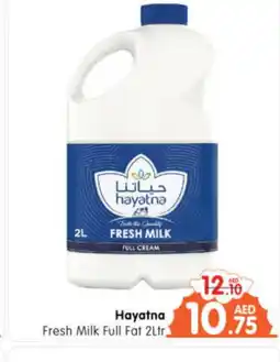 Al Madina Hypermarket HAYATNA Fresh Milk offer