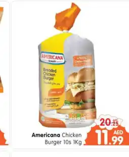 Al Madina Hypermarket AMERICANA Chicken Burger offer