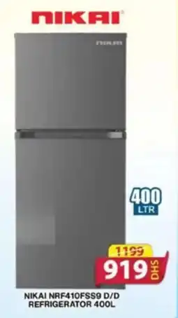 Grand Hyper Market Nikai nNRF410FSS9 d/d refrigerator offer