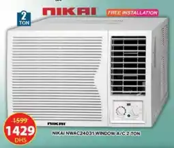Grand Hyper Market NIKAI NWAC24031 WINDOW A/C offer