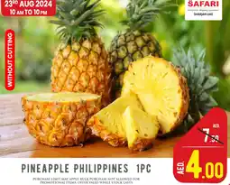 Safari Hypermarket Pineapple offer