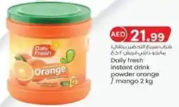KM Trading Daily fresh instant drink powder orange mango offer