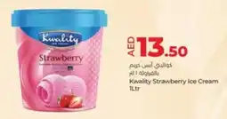 Lulu Hypermarket Kwality Strawberry Ice Cream offer