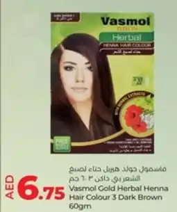 Lulu Hypermarket Vasmol Gold Herbal Henna Hair Colour offer