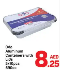 Day To Day Odo Aluminum Containers with Lids offer