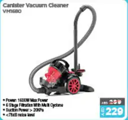 Megamart Black+Decker Canister Vacuum Cleaner VM1680 offer