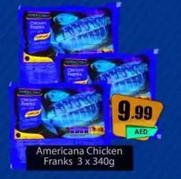 Amber Americana chicken franks offer