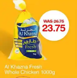 Choithrams Al Khazna Fresh Whole Chicken offer