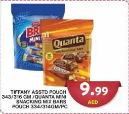 Grand Hyper Market Tiffany asstd pouch / quanta mini snacking mix bars pouch offer