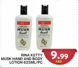 Grand Hyper Market Rina ketty musk hand and body lotion offer