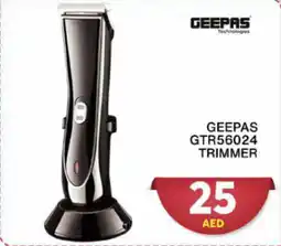 Grand Hyper Market Geepas GTR56024 Trimmer offer
