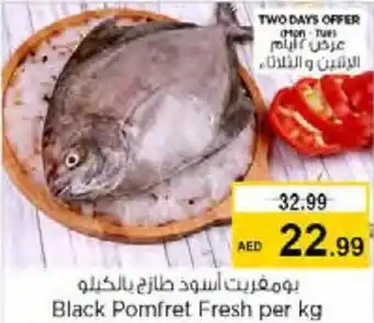 Nesto Black Pomfret Fresh offer