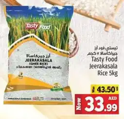 Kenz Hypermarket Tasty Food Jeerakasala Rice offer