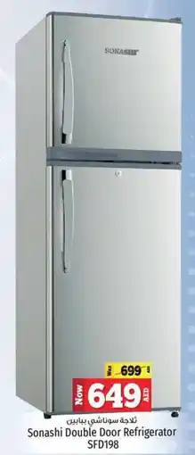 Kenz Hypermarket Sonashi Double Door Refrigerator SFD198 offer
