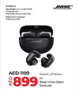 Lulu Hypermarket Bose Ultra Open Earbuds offer