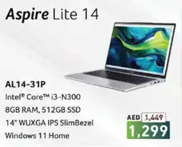 Lulu Hypermarket Acer Aspire Lite 14 offer