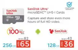 Lulu Hypermarket Sandisk ultra microsdxc uhs-i cards offer