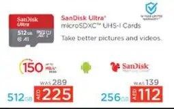 Lulu Hypermarket Sandisk ultra microsdxc uhs-i cards offer