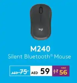Lulu Hypermarket Logitech silent bluetooth mouse M240 offer