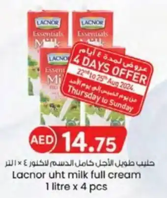 KM Trading Lacnor uht milk full cream offer