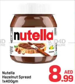 Day To Day Nutella hazelnut spread offer