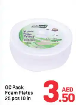 Day To Day GC Pack foam plates offer