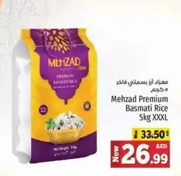Kenz Hypermarket Mehzad premium basmati rice xxxl offer